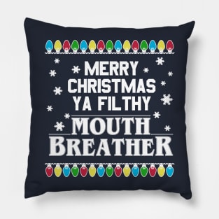 Merry Christmas Mouth Breather Pillow
