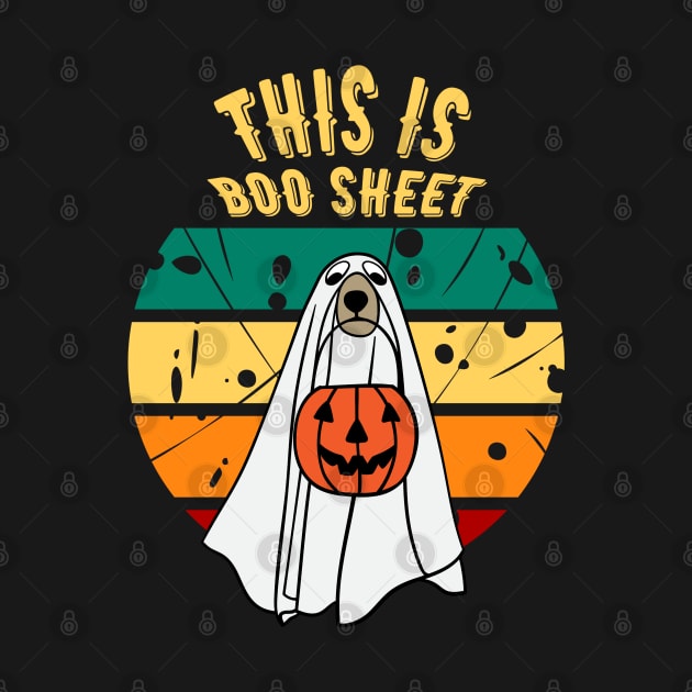 This Is Boo Sheet Dog by Myartstor 