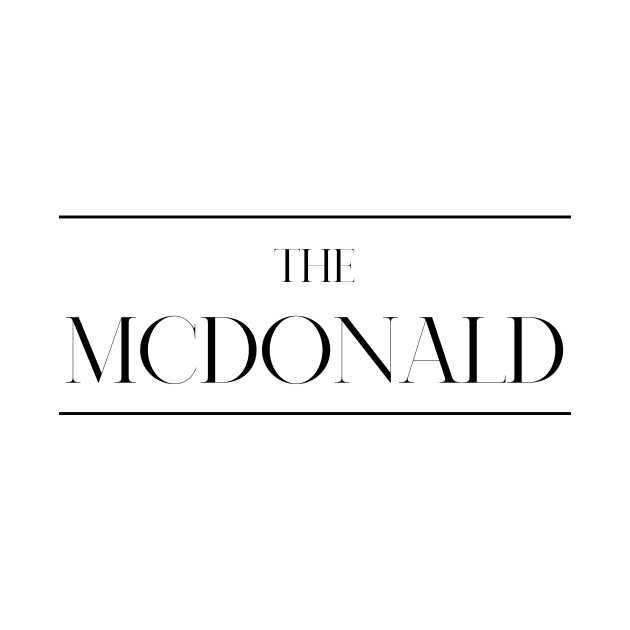 The Mcdonald ,Mcdonald Surname, Mcdonald by MeliEyhu