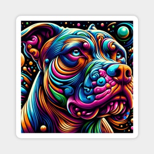 Pitbull Abstract Magnet