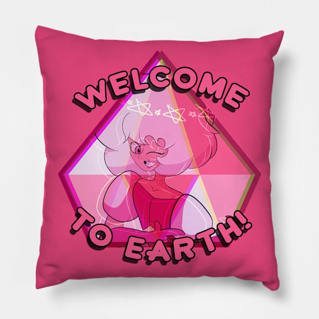 The Pinkest Diamond Pillow by Shrew_Boi