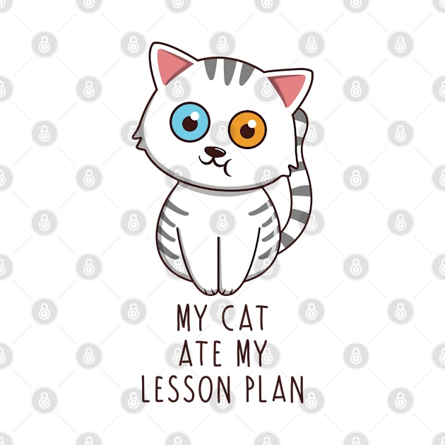 My Cat Ate My Lesson Plan by Luna Illustration