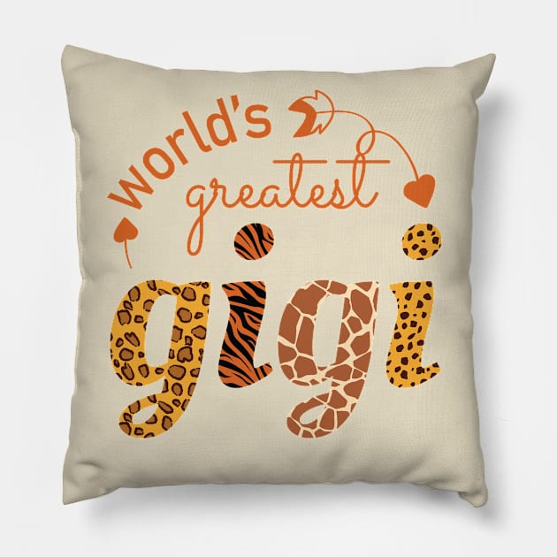 World's Greatest Gigi Pillow by Gillentine Design