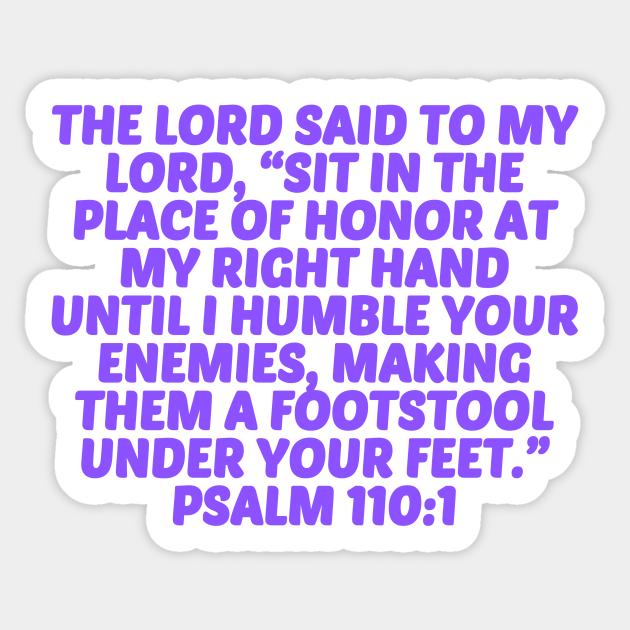 psalms 110 1