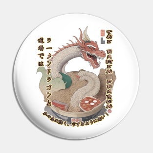 Martial Arts Ramen Noodles Fusion Dragon Master Pin