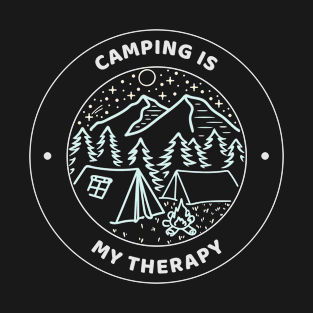 Camping Is My Therapy T-Shirt