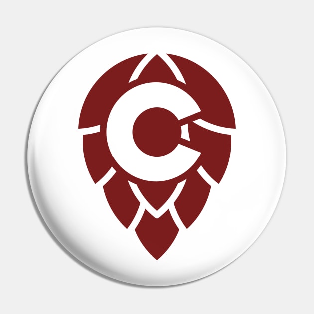 Colorado Brewery List - Rosewood Pin by ColoradoBreweryList