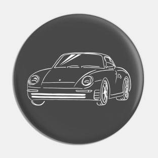 Stylish Porsche 959 Pin