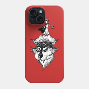 Head Hiding Hood Phone Case