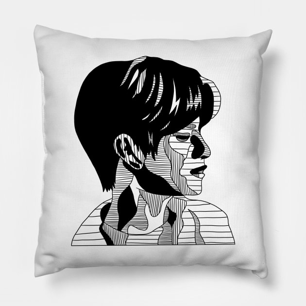 Seungmin line-shaded Pillow by timmyshoe2’s