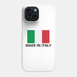 Made in Italy with italian flag Phone Case