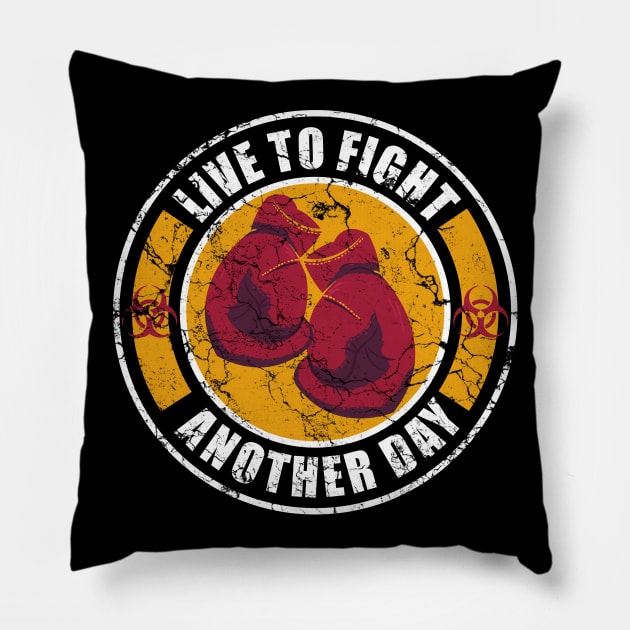 live to fight another day Pillow by Alpha punch