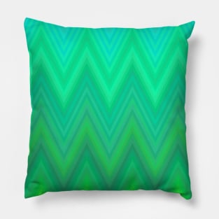 Cool Pattern Neck Gator Green Zig Zag Pattern Pillow