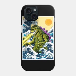 The Great Godzilla off Kanagawa Phone Case