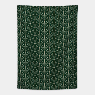 Art Deco Palm Pattern Tapestry