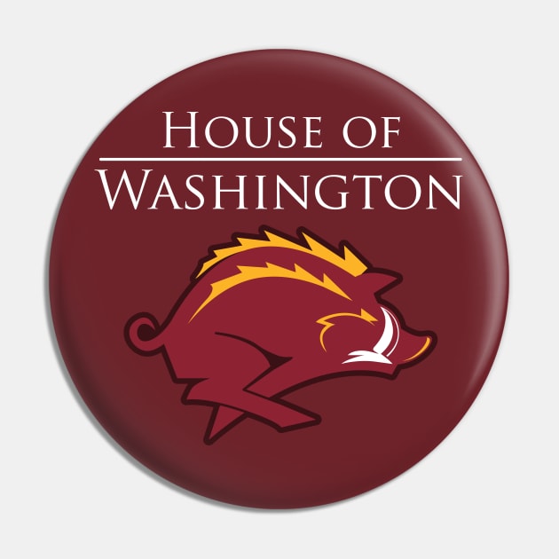 House of Washington Pin by SteveOdesignz