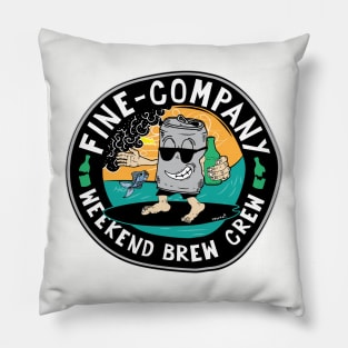 Weekend Brew Crew Too Pillow