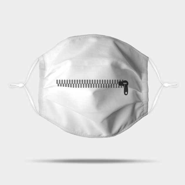 CLOSED ZIPPER FACE MASK Zipper Mask Mask TeePublic