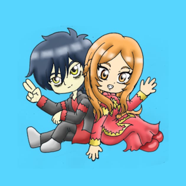 CHIBI ANIME ROME AND JULI by MIZART