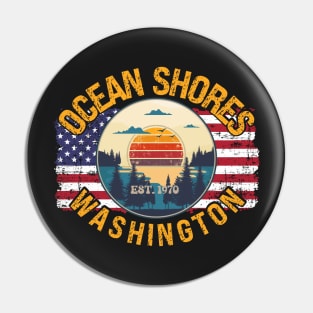 OCEAN SHORES WASHINGTON Pin