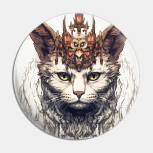 Evil cat Pin