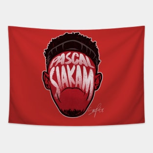 Pascal Siakam Toronto Player Silhouette Tapestry