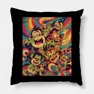 Banana Splits - Monkey Magic Pillow