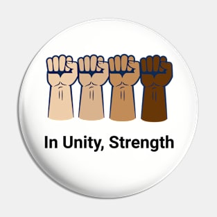 4 fists- In Unity, Strength Pin