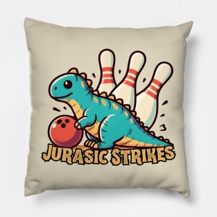 Bowling dinosaur Pillow