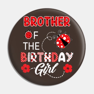 Family ladybug birthday Pin