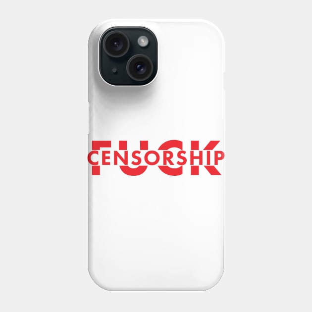 F@#$ Censorship Phone Case by ComedianU