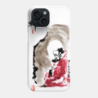 Bodhidharma Meditates 01 Phone Case