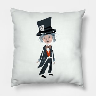 Mad Hatter Alice in Wonderland Pillow