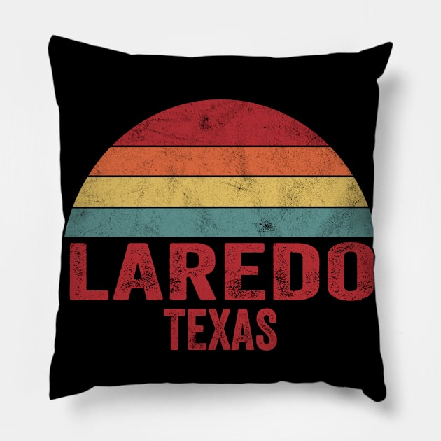 Vintage Laredo Texas Pillow by ChadPill