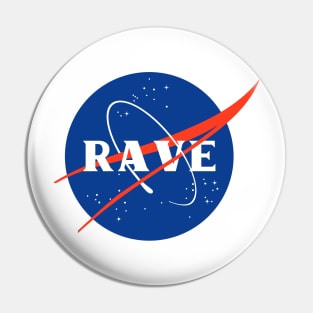 Rave NASA Logo Pin