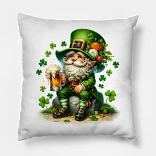 St Patricks Day Leprechaun Pillow