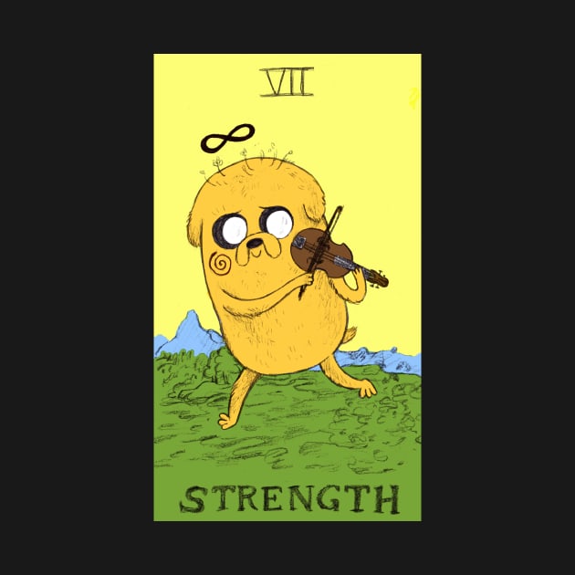 Jake The Dog as Strength by sadnettles