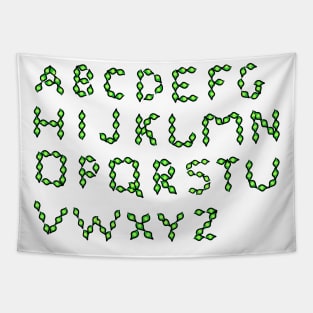 English alphabet. Back to school soon. Letters for children. Study. Tapestry