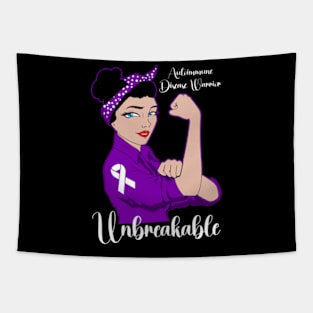 Autoimmune Disease Warrior Unbreakable Tapestry