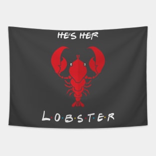 He's Her Lobster Tapestry