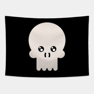 Skull Big Face Costume Funny Halloween Tapestry