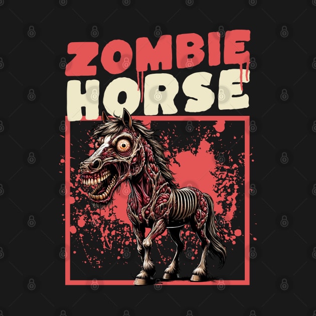 Zombie Horse funny by woormle