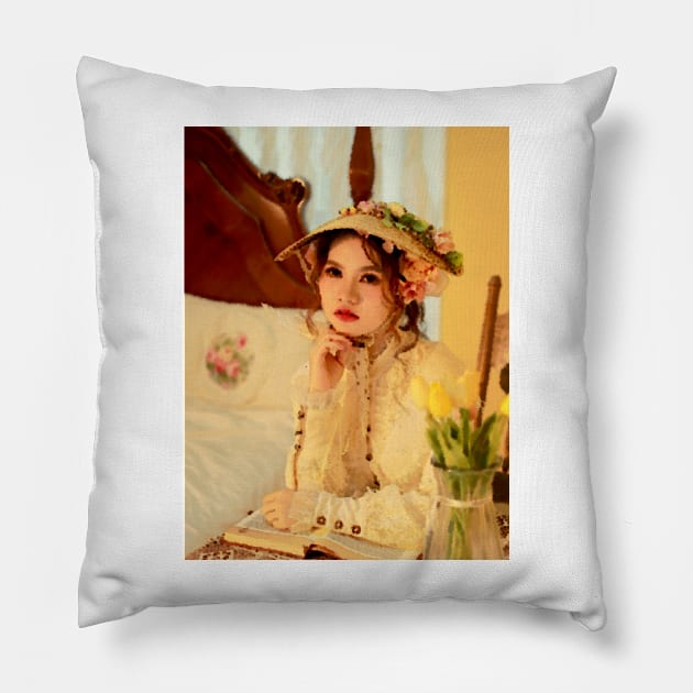 GIRL Pillow by Tees4Chill