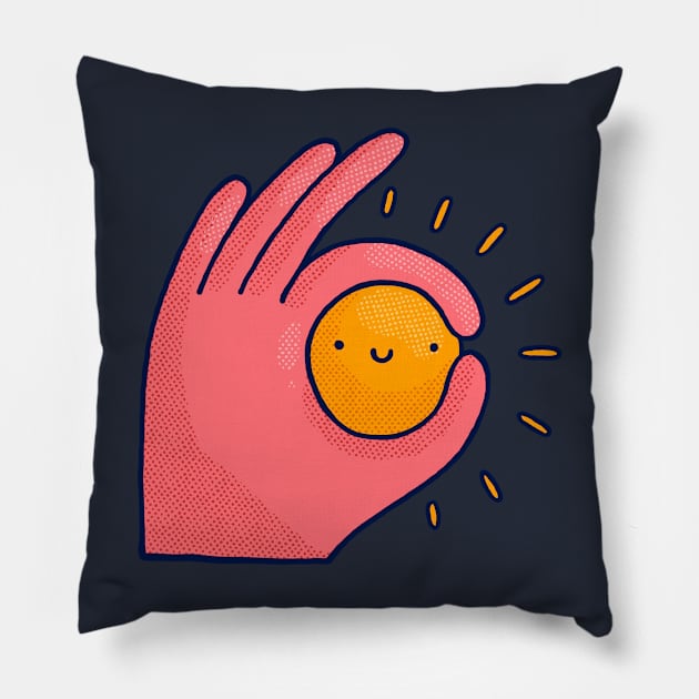 Ok Sun Pillow by Tania Tania