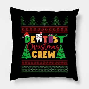 Ugly Christmas Dentist Gifts | Christmas Dentist Sweater Pillow