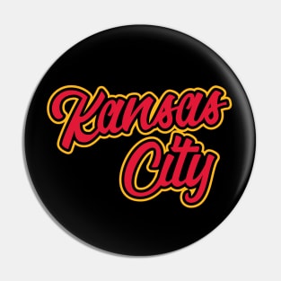 Vintage Kansas City Script For KCMO Locals Pin