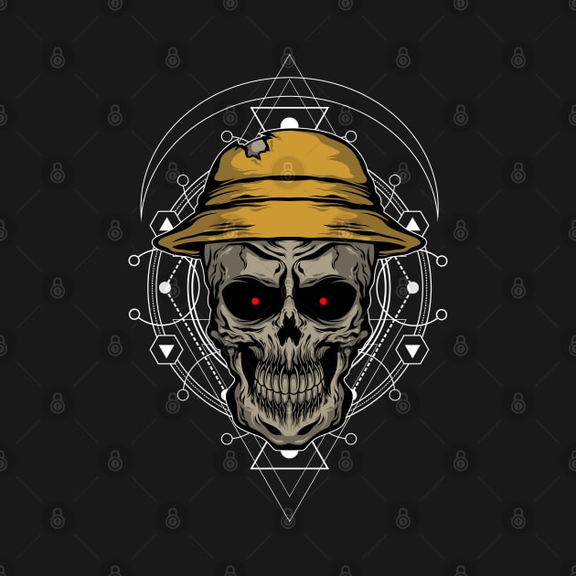 SKULL HAT by sugiartoss_