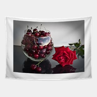 Cherry and  a Rose Tapestry