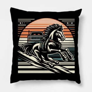 Retro Bronco Pillow