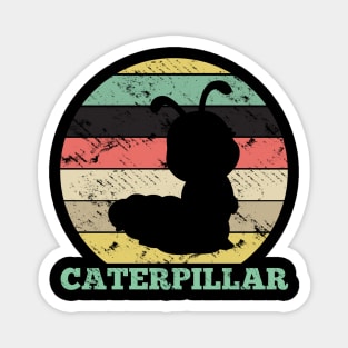 Retro Caterpillar Magnet